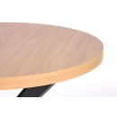 Стол обеденный HALMAR PERONI дуб золотой/черный 100-250/100